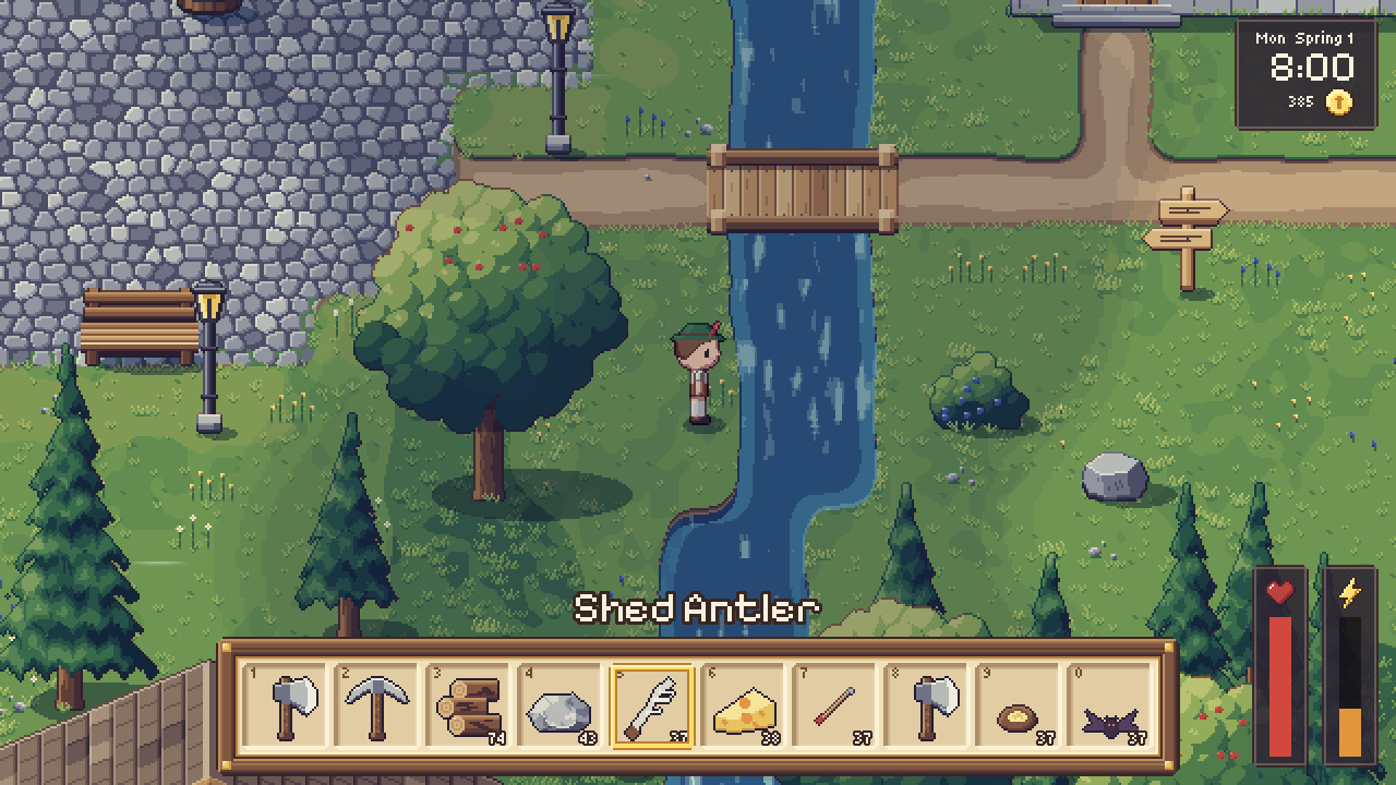 Fishing by the bridge